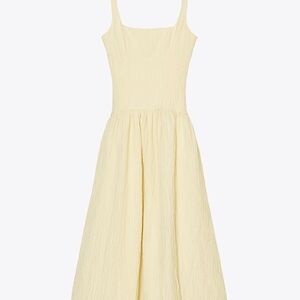 Zara “TEXTURED MIDI DRESS VANILLA”